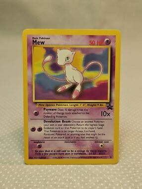 1999-2000 Pokemon Mew Black Star Promo 8